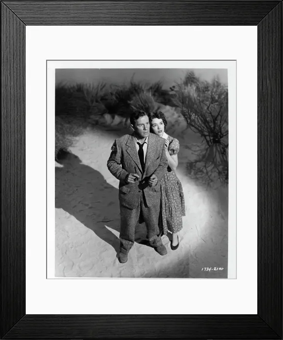 Framed Print : Richard Carlson And Barbara Rush In It Came From Outer Space Framed Print : Richard Carlson And Barbara Rush In It Came From Outer Space