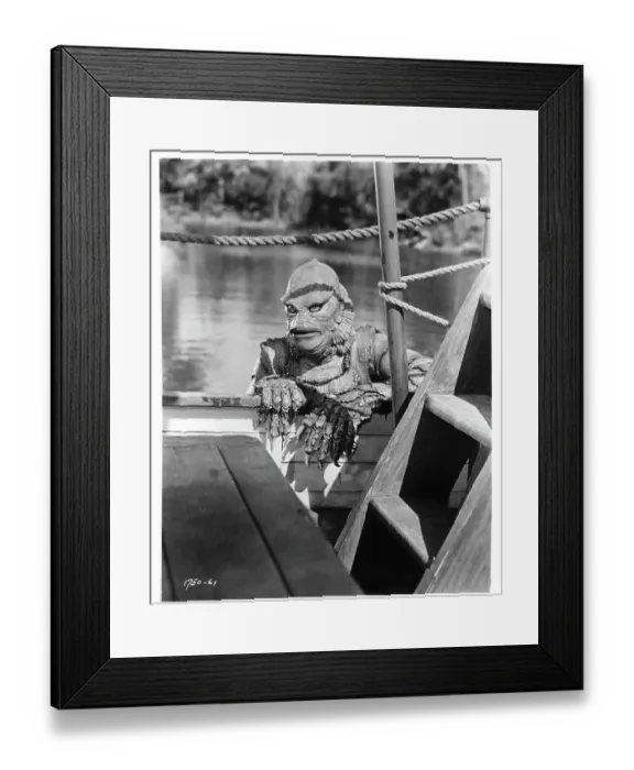 Framed Print : Creature From The Black Lagoon Framed Print : Creature From The Black Lagoon