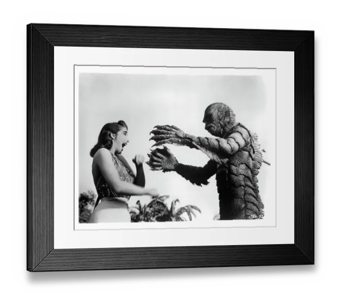 Framed Print : Creature From The Black Lagoon Framed Print : Creature From The Black Lagoon