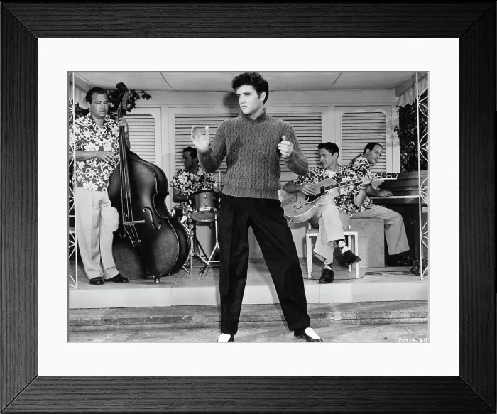 Framed Print : Elvis Presley In Jailhouse Rock Framed Print : Elvis Presley In Jailhouse Rock