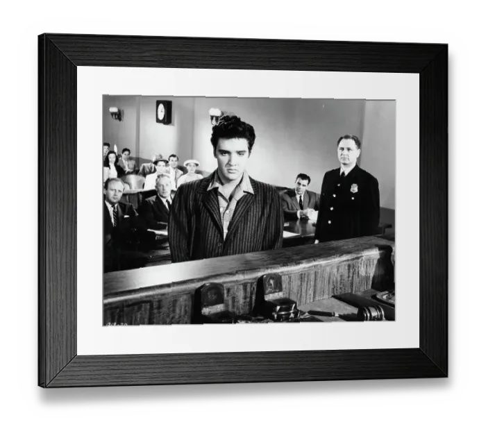 Framed Print : Elvis Presley In Jailhouse Rock Framed Print : Elvis Presley In Jailhouse Rock