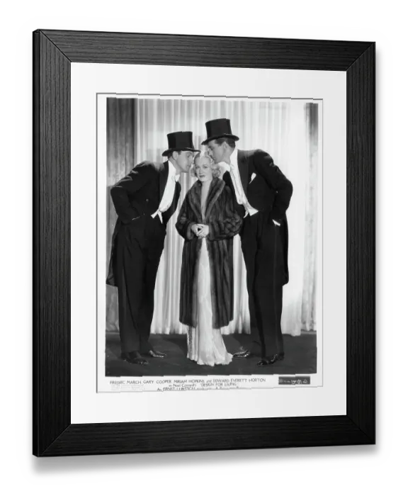 Framed Print : Miriam Hopkins In Design For Living Framed Print : Miriam Hopkins In Design For Living