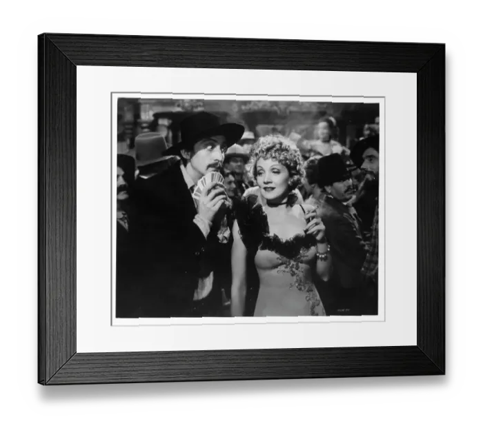 Framed Print : Marlene Dietrich In Destry Rides Again