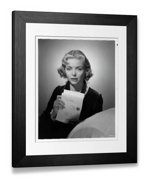 Framed Print : Dorothy Mcguire In Invitation Framed Print : Dorothy Mcguire In Invitation
