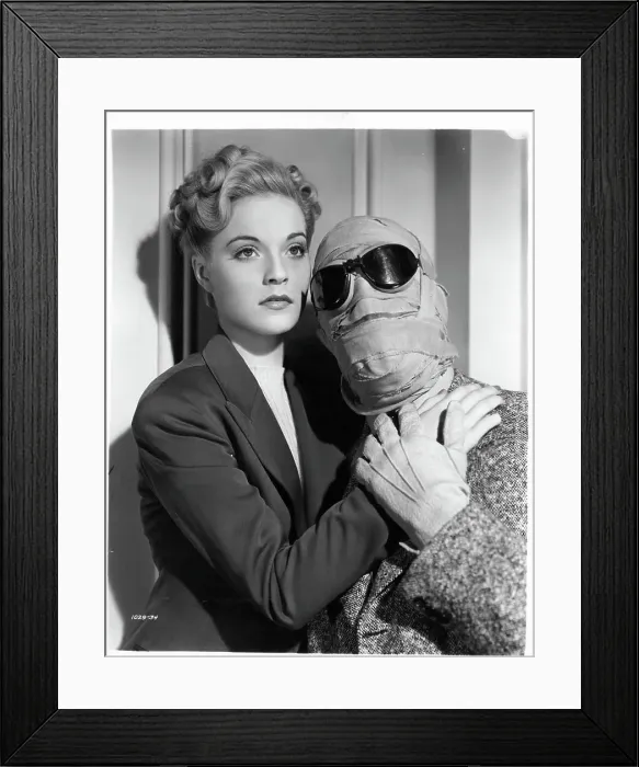 Framed Print : Gloria Stuart And Claude Rain In The Invisible Man Framed Print : Gloria Stuart And Claude Rain In The Invisible Man