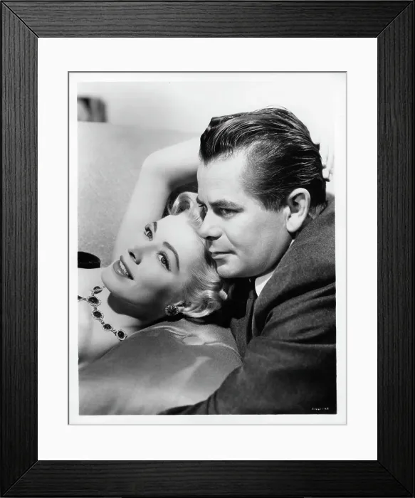 Framed Print : Eleanor Parker And Glenn Ford In Interupted Melody Framed Print : Eleanor Parker And Glenn Ford In Interupted Melody