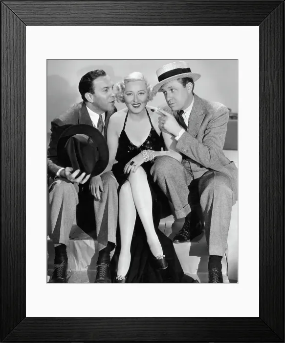 Framed Print : Peggy Hopkins Joyce And Stuart Erwin In International House Framed Print : Peggy Hopkins Joyce And Stuart Erwin In International House