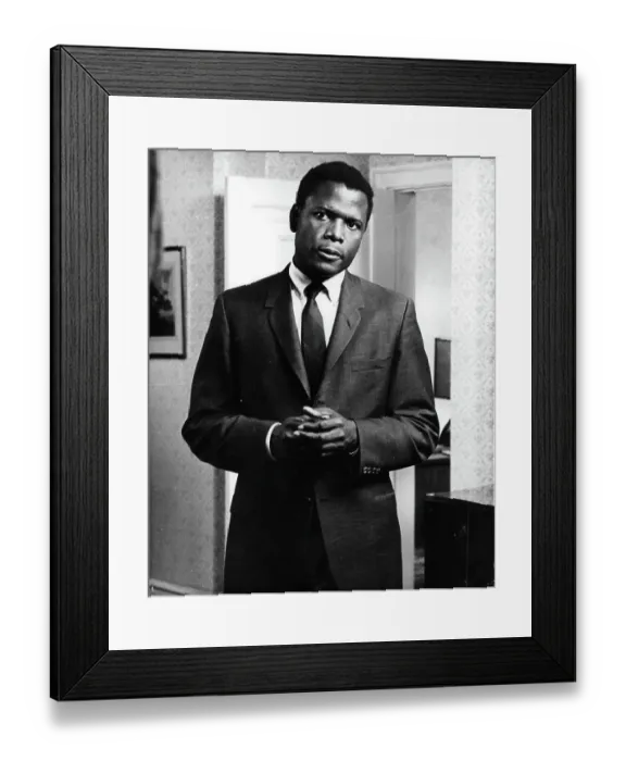 Framed Print : Sidney Poitier In In The Heat Of The Night Framed Print : Sidney Poitier In In The Heat Of The Night