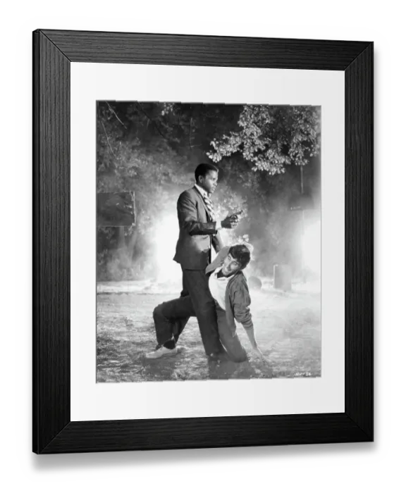 Framed Print : Sidney Poitier In In The Heat Of The Night Framed Print : Sidney Poitier In In The Heat Of The Night