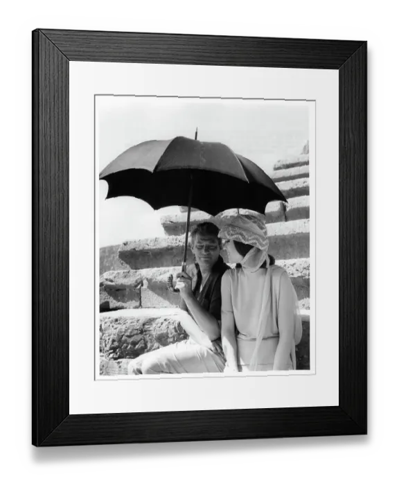 Framed Print : Peter Finch And Jane Fonda In In The Cool Of The Day Framed Print : Peter Finch And Jane Fonda In In The Cool Of The Day