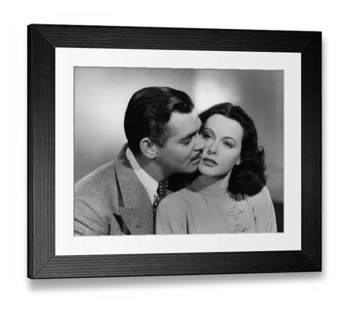 Framed Print : Clark Gable And Hedy Lamarr In Comrade X Framed Print : Clark Gable And Hedy Lamarr In Comrade X