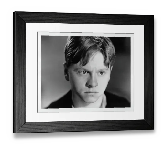 Framed Print : Mickey Rooney In The Adventures Of Huckleberry Finn Framed Print : Mickey Rooney In The Adventures Of Huckleberry Finn