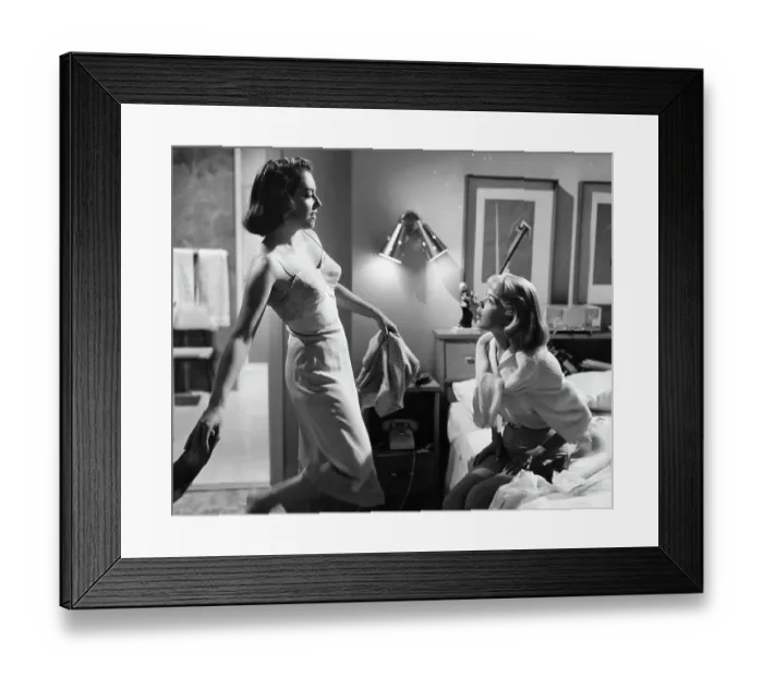 Framed Print : Susan Kohner And Sandra Dee In Imitation Of Life Framed Print : Susan Kohner And Sandra Dee In Imitation Of Life