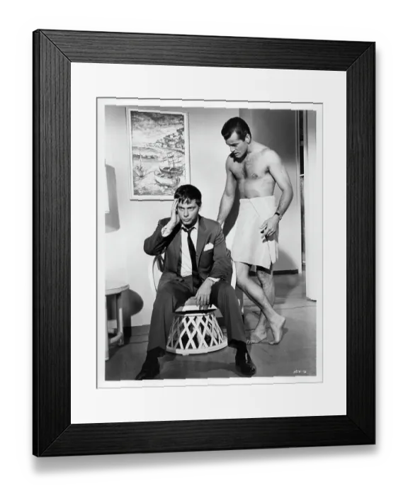 Framed Print : Robert Morse And Robert Goulet In Honeymoon Hotel Framed Print : Robert Morse And Robert Goulet In Honeymoon Hotel
