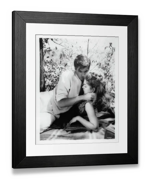 Framed Print : George Hamilton And Luana Patten In Home From The Hill Framed Print : George Hamilton And Luana Patten In Home From The Hill