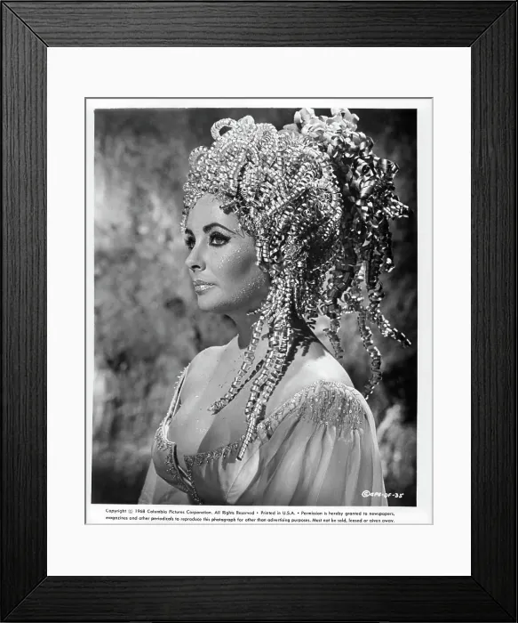 Framed Print : Elizabeth Taylor In The Blue Bird