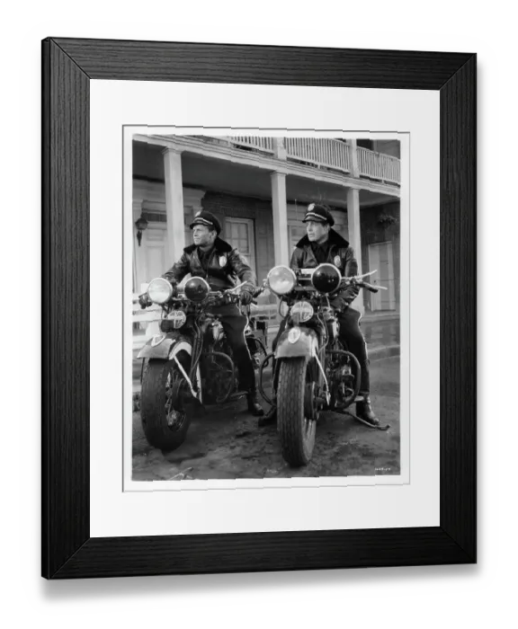 Framed Print : Ralph Meeker And Robert Horton In Code Two Framed Print : Ralph Meeker And Robert Horton In Code Two