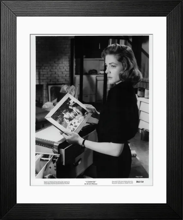 Framed Print : Lauren Bacall In COBWEB Framed Print : Lauren Bacall In COBWEB