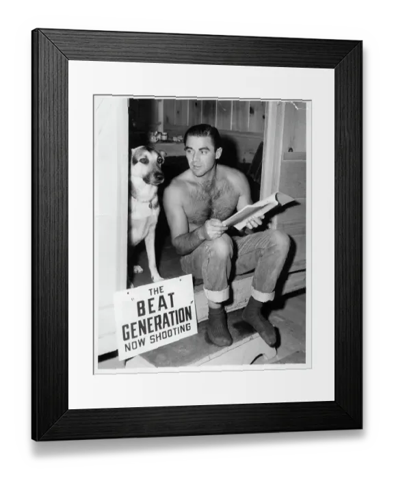 Framed Print : Steve Cochran In The Beat Generation Framed Print : Steve Cochran In The Beat Generation