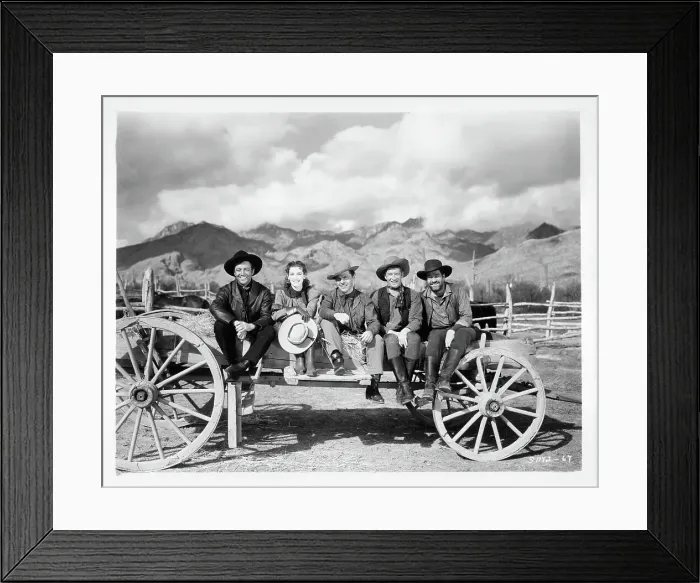Framed Print : Robert Taylor And Mary Howard In Billy The Kid Framed Print : Robert Taylor And Mary Howard In Billy The Kid