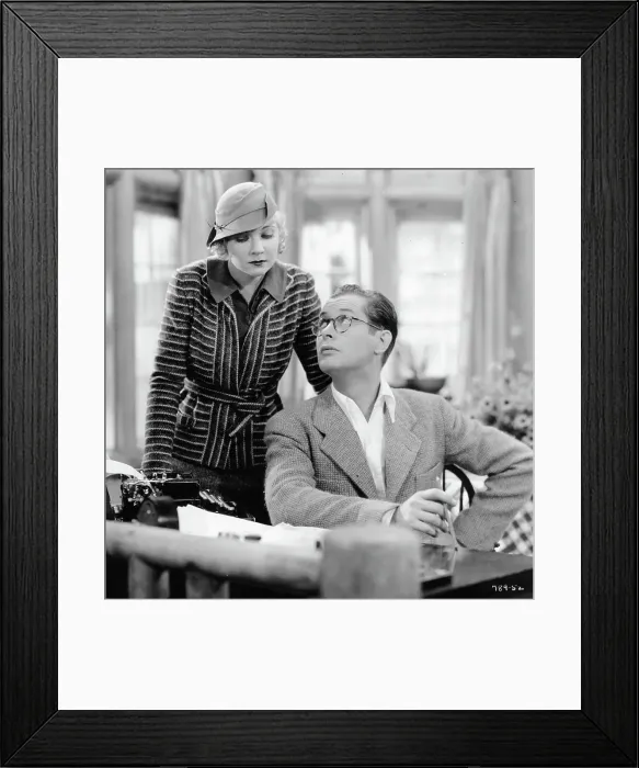 Framed Print : Ann Harding And Robert Montgomery In Biography Of A Bachelor Girl Framed Print : Ann Harding And Robert Montgomery In Biography Of A Bachelor Girl