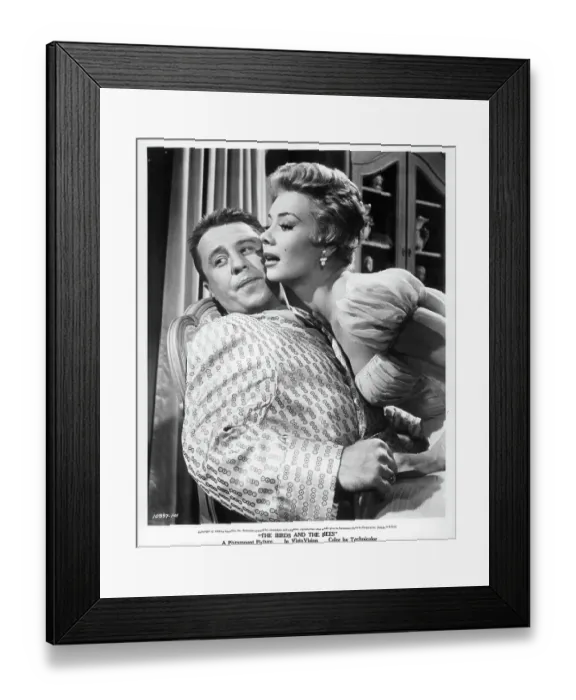 Framed Print : George Gobel And Mitzi Gaynor In The Birds And The Bees Framed Print : George Gobel And Mitzi Gaynor In The Birds And The Bees