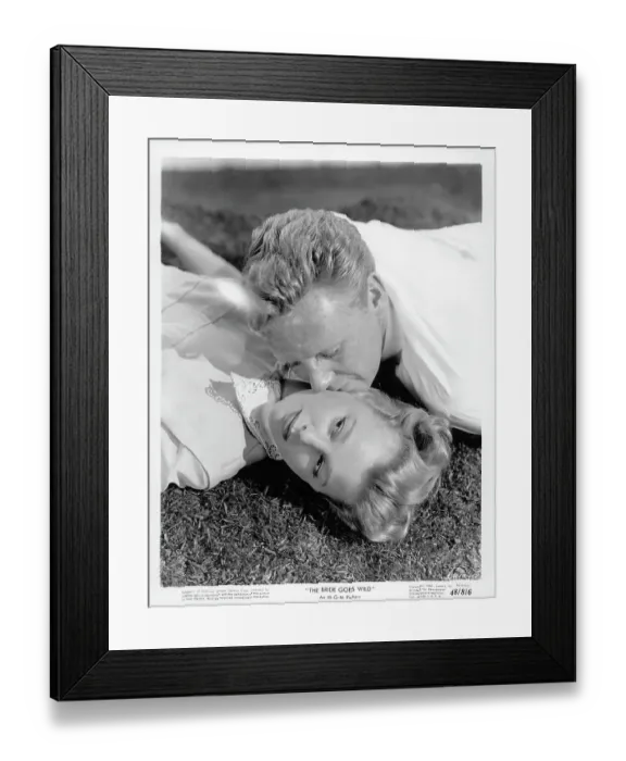 Framed Print : Van Johnson And June Allyson In The Bride Goes Wild Framed Print : Van Johnson And June Allyson In The Bride Goes Wild