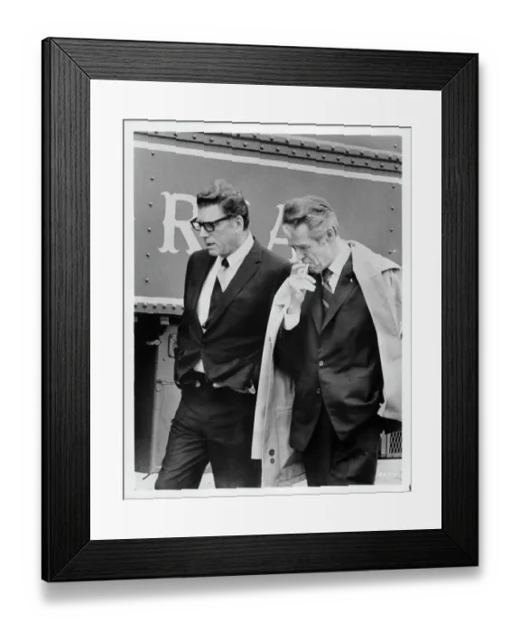 Framed Print : Robert Ryan And Burt Lancaster In Executive Action Framed Print : Robert Ryan And Burt Lancaster In Executive Action