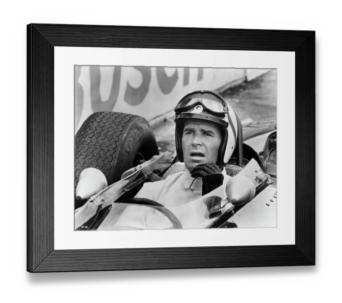 Framed Print : James Garner In Grand Prix Framed Print : James Garner In Grand Prix