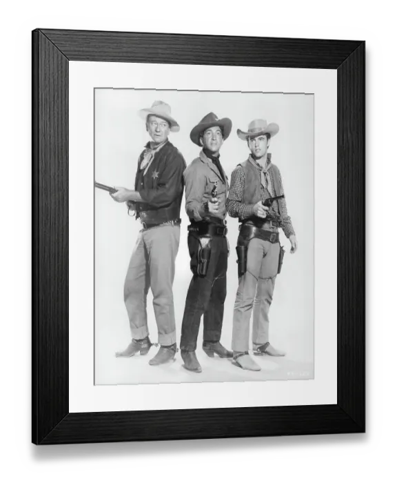 Framed Print : John Wayne And Dean Martin In Rio Bravo Framed Print : John Wayne And Dean Martin In Rio Bravo