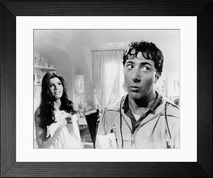 Framed Print : Katherine Ross And Dustin Hoffman In The Graduate Framed Print : Katherine Ross And Dustin Hoffman In The Graduate