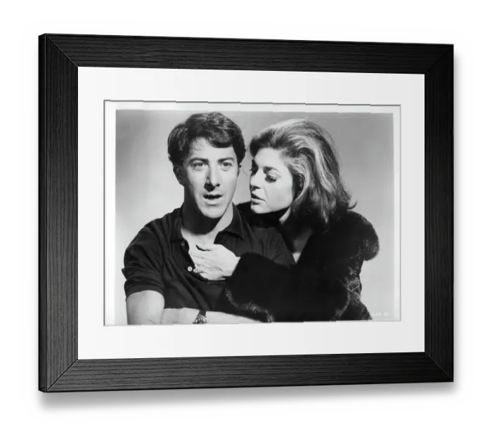Framed Print : Dustin Hoffman And Anne Bancroft In The Graduate Framed Print : Dustin Hoffman And Anne Bancroft In The Graduate