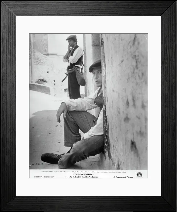 Framed Print : Al Pacino In The Godfather Framed Print : Al Pacino In The Godfather