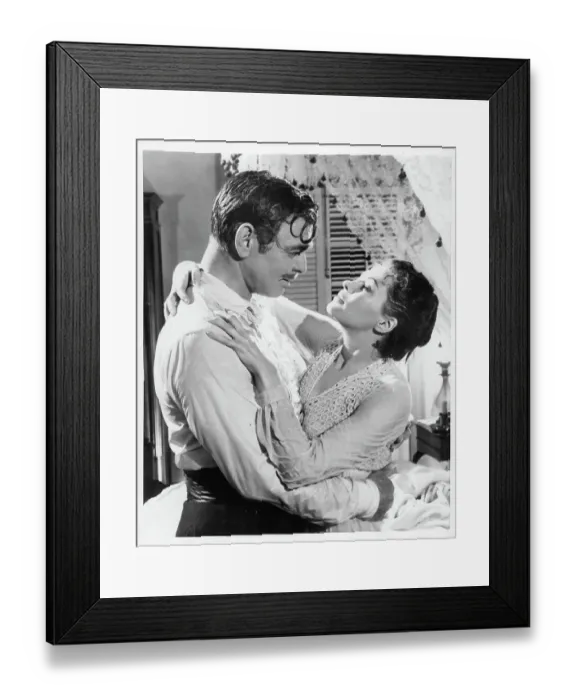 Framed Print : Clark Gable And Yvonne De Carlo In Band Of Angels Framed Print : Clark Gable And Yvonne De Carlo In Band Of Angels