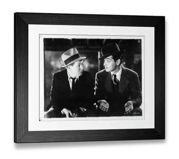 Framed Print : Stuart Erwin And Clark Gable In After Office Hours Framed Print : Stuart Erwin And Clark Gable In After Office Hours