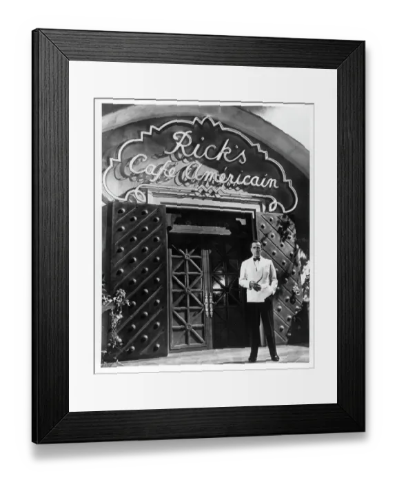 Framed Print : Humphrey Bogart In Casablanca