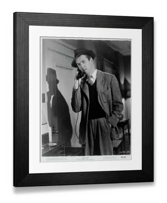 Framed Print : Malaya. American actor James Stewart (1908 - 1997) as journalist John Royer in a scene Framed Print : Malaya. American actor James Stewart (1908 - 1997) as journalist John Royer in a scene