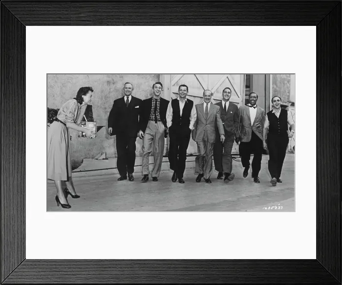 Framed Print : Donna's Men