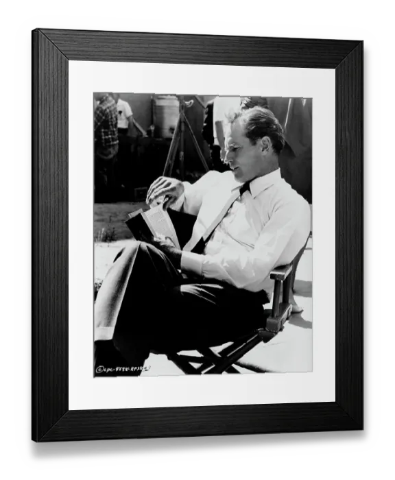 Framed Print : Charlton Heston