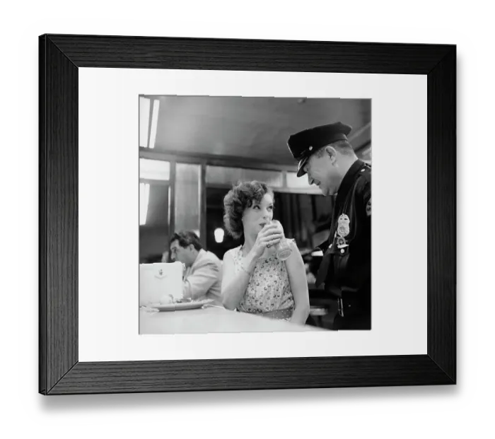 Framed Print : Seattle Diner Framed Print : Seattle Diner