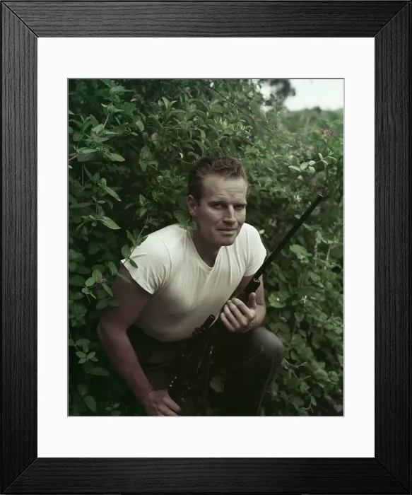 Framed Print : Charlton Heston Framed Print : Charlton Heston
