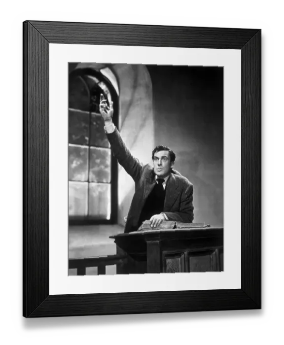 Framed Print : My Valley. 1941: Canadian actor Walter Pidgeon Framed Print : My Valley. 1941: Canadian actor Walter Pidgeon