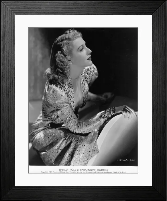 Framed Print : Shirley Ross Framed Print : Shirley Ross
