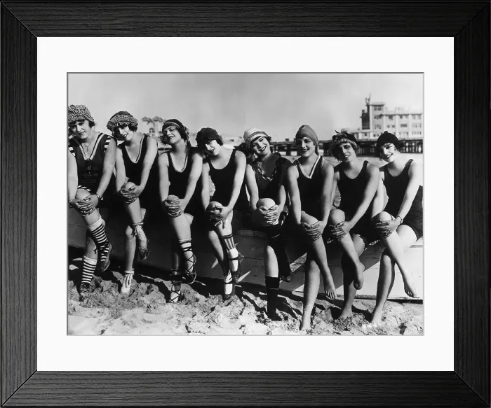 Framed Print : Bathing Beauties