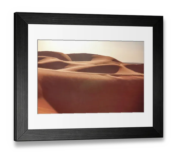 Framed Print : Sand Dunes in desert, Morocco, Africa Framed Print : Sand Dunes in desert, Morocco, Africa