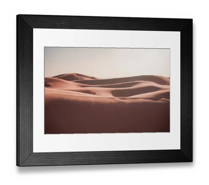 Framed Print : Sand Dunes in the desert Framed Print : Sand Dunes in the desert
