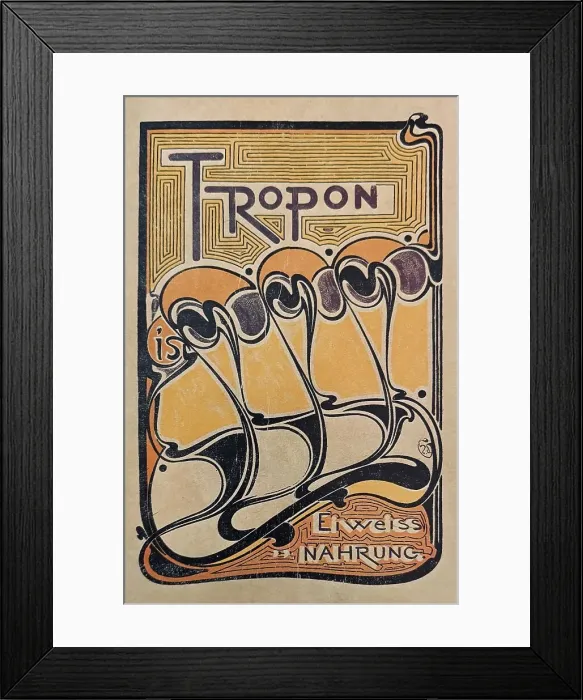 Framed Print : Ad for a protein diet Framed Print : Ad for a protein diet