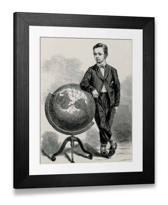 Framed Print : James Prescott Keep, the boy inventor Framed Print : James Prescott Keep, the boy inventor
