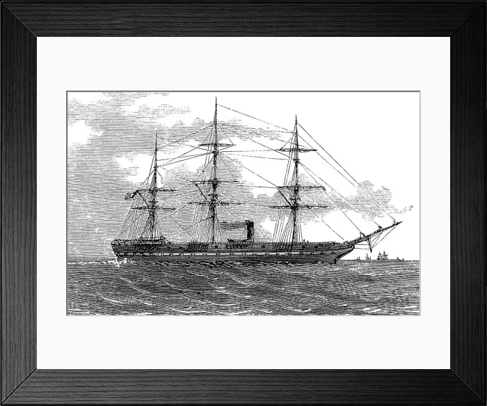 Framed Print : Sorew frigate Framed Print : Sorew frigate