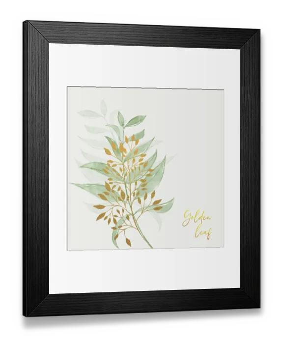 Framed Print : watercolor leaf Framed Print : watercolor leaf